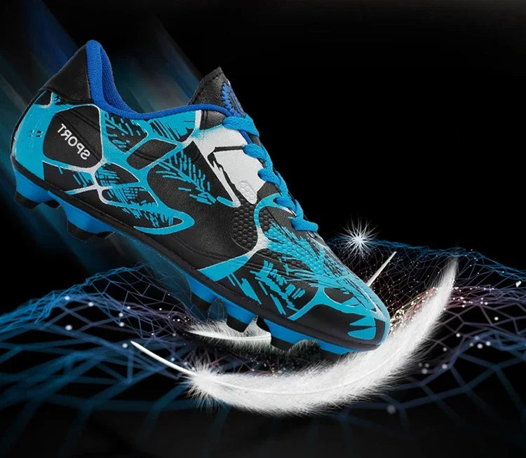 Children Soccer Shoes Sports Society Field Boy Football Shoes Futsal Fast Indoor Sneakers Original Ankle Cleats Football Boots