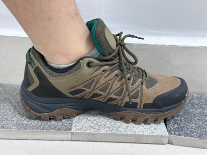 HIKEUP New Arrival Men's Hiking Shoes Breathable Lace Up Trekking Male Cushioning Outdoor Climbing Tourism Sneakers for Men