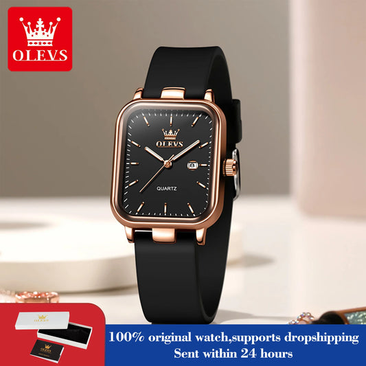 OLEVS 7089 Watch For Women Top Brand Calendar Quartz Woman Watch Waterproof Luminous Simple Fashion Elegant Ladies Hand Clock
