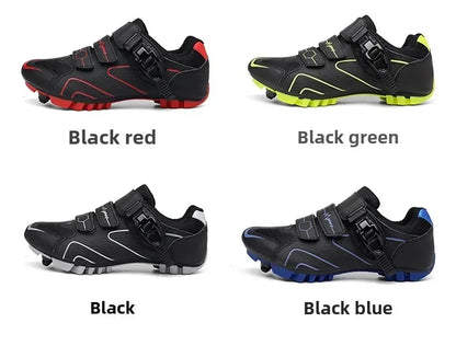Unisex Hard Sole Cycling Shoes – 4-Season Road Bike Lock Pedal Shoes for MTB Outdoor Sports