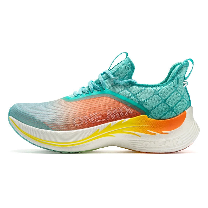 ONEMIX Original Carbon Fiber Running Racing Shoes Professional Marathon Ultra-Light Rebound Damping Trail Sport Road Sneakers