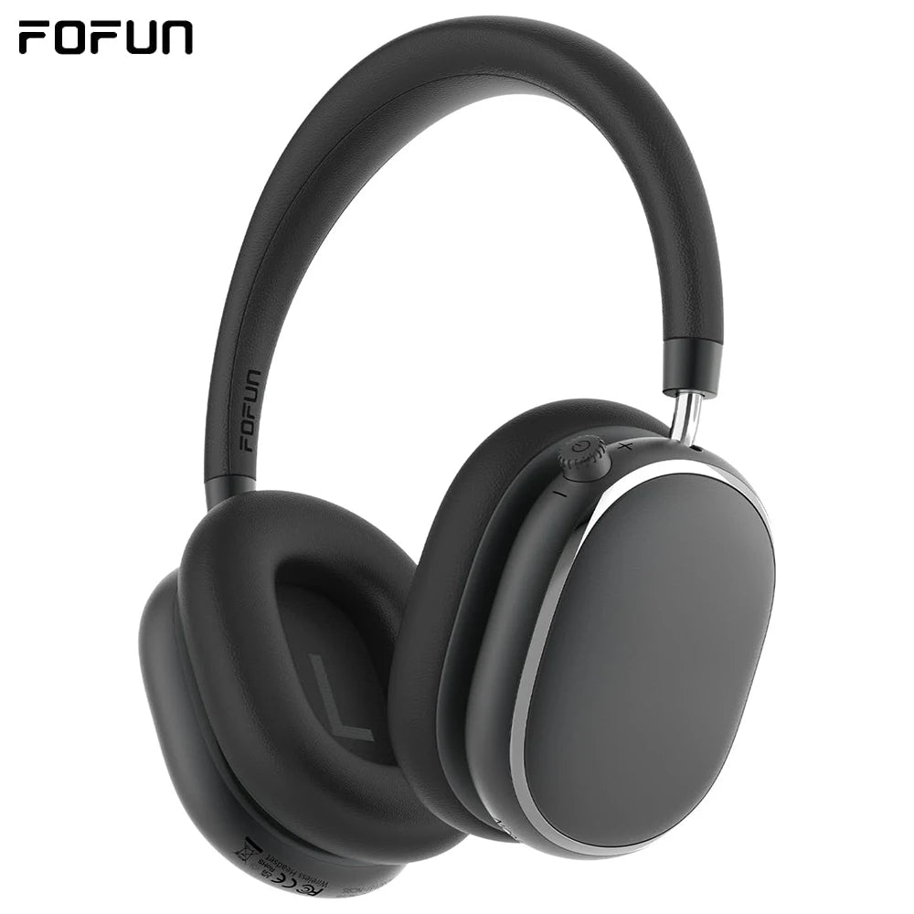 Hybrid Active Noise Cancelling Headphones, Wireless Headphones Bluetooth 6.0 with Transparent Mode, Hi-Res Audio, Deep Bass, Metal