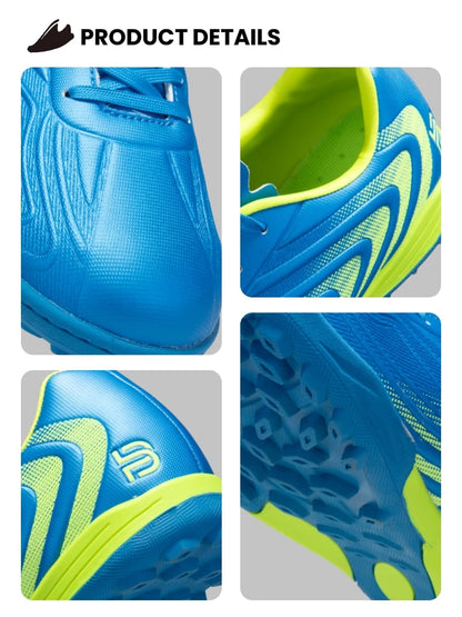 Baasploa Herren Profi-Fußballschuhe Outdoor rutschfeste Trainings-Sportschuhe für Männer leichte Leder-Fußballschuhe Chuteira Campo