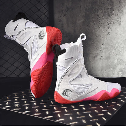 2026 Men Boxing Shoes Classic Training Outdoor Sneakers Sports Professional Fitness Wrestling Shoes Equipment Original Boxing Boots