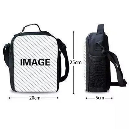 Classic Game Fortnite Child Insulated Large Capacity Bag for Boys & Girls Student Outdoor Picnic Reusable Thermal Cooler Lunch Box