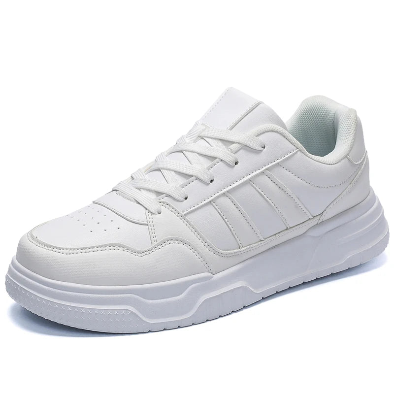 Plus Big Size 50 51 52 Men's Leather Sneakers Casual Sports Shoes Flat Skateboard Shoes Hot Sale for Dropshipping