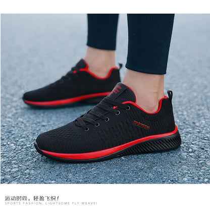 Men's Walking Shoes - Slip-On Tennis Running Shoes Memory Foam Lightweight Work Sneakers for Indoor Outdoor Gym