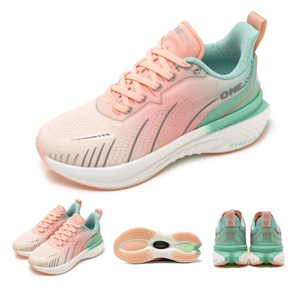 ONEMIX New Cushioned Running Shoes for Women Fall Winter Heavy Runners Lace-Up Women’s Jump Rope Dance Non-Slip Outdoor Sneakers