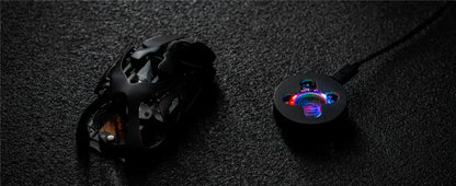 Angry Miao Infinity Gaming-Wireless-Maus aus Metall, ultraleicht, hohl, Hot-Swap-fähig, PAW3950, Dual 8K, kabelgebunden, Tri-Mode