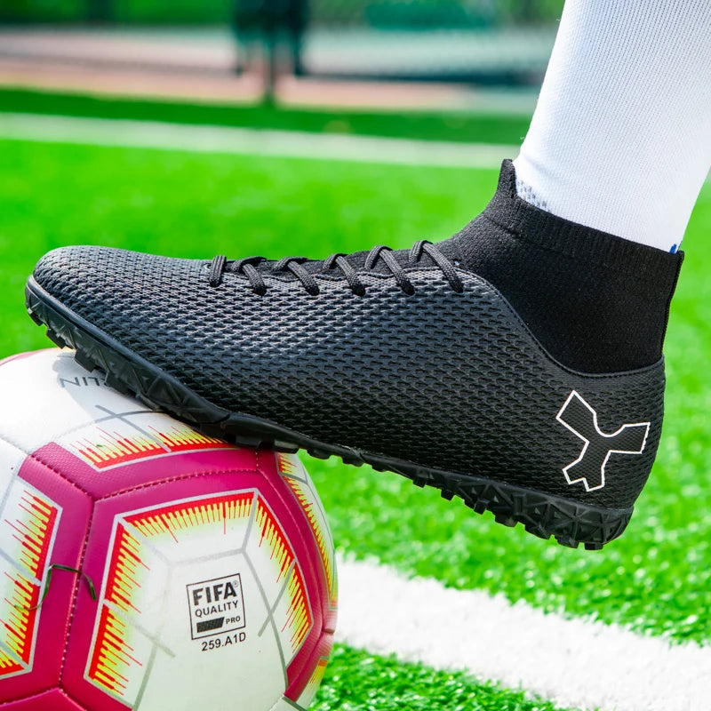 Men's Quality Soccer Shoes Durable Boys Football Boots Lightweight Children Football Shoes Futsal Training Sneakers Soccer Cleats