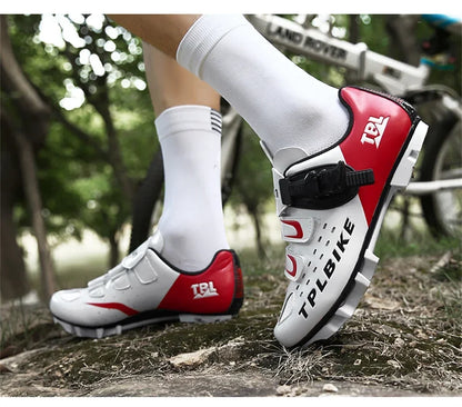 Unisex Cycling Sneakers Road Women Cycling Shoes Nonslip Men Mountain Bike Shoes Racing SPD Outdoor Zapatillas Ciclismo Mtb