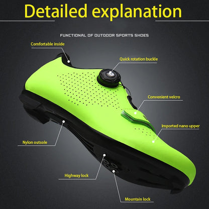 Unisex Mtb shoes Zapatillas Ciclismo MTB men's bicycle running shoes, men's spikes for mountain bikes, women's bicycle shoes
