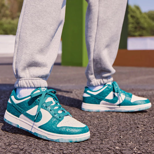 Nike Official Authentic Dunk Low Women's Lightweight Cushion Retro Sport Sneakers DV3029-100