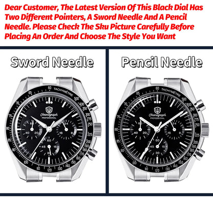 Orologio da uomo Watchdives New Wd1863 al quarzo VK63, cronografo con vetro zaffiro bombato, impermeabile, 39 mm, in acciaio, top brand, orologio business di lusso
