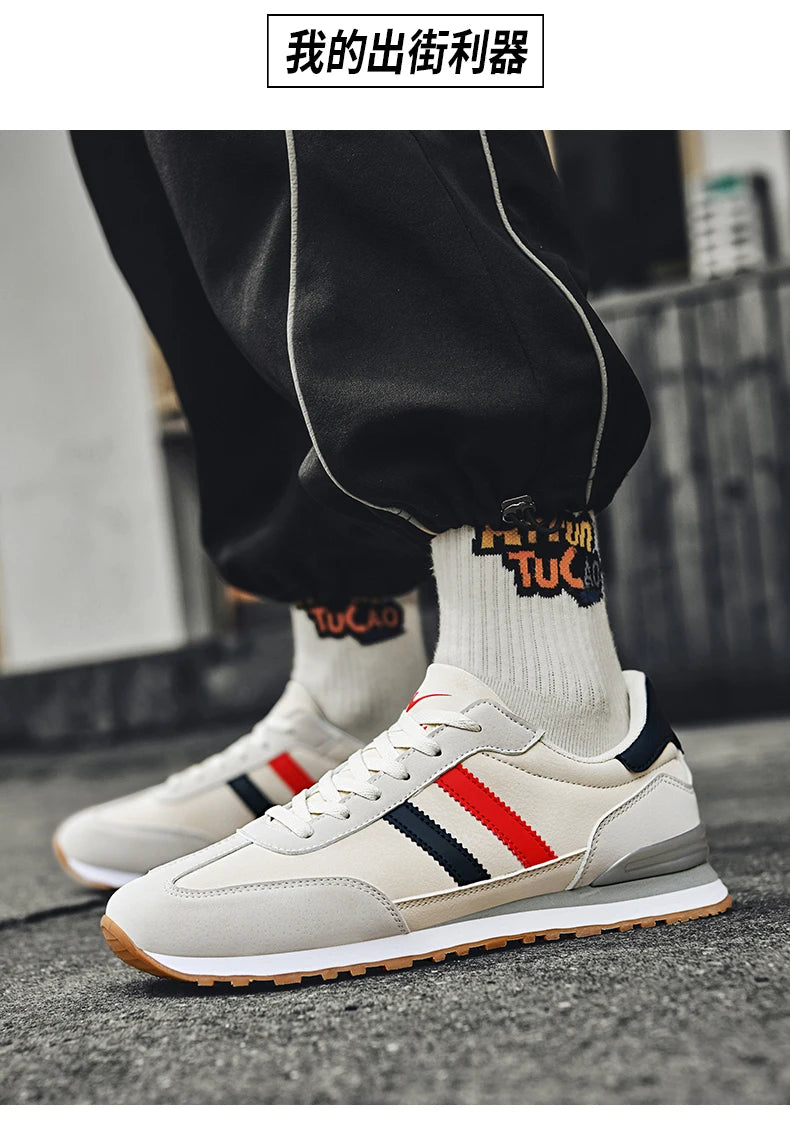Scarpe da uomo di tendenza Forrest Gump, versatili scarpe sportive e casual da uomo per lo street fashion