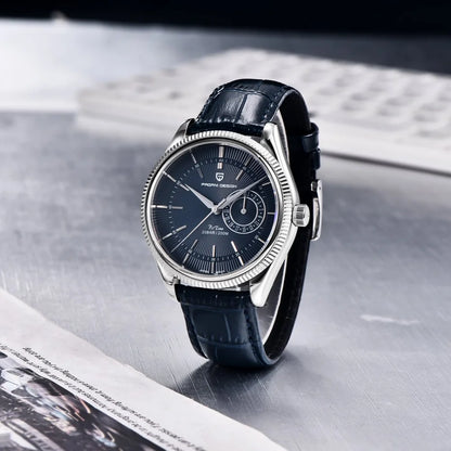 PAGANI Design PD1689 Men's Quartz Watch Japan VH65 Movement Sapphire Glass Leather Strap 20Bar Waterproof Men's Wristwatch