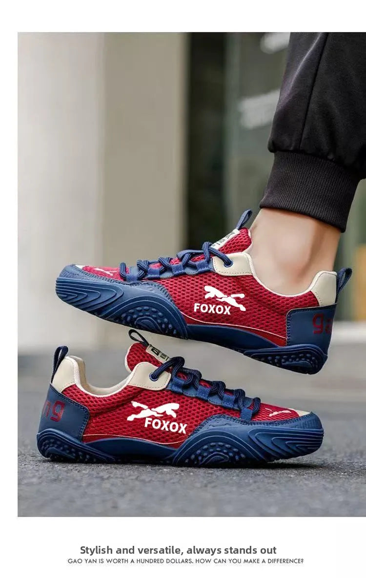 Scarpe da running da uomo traspiranti con tomaia leggera in mesh, suola morbida e confortevole, sneakers sportive casual, calzature estive di tendenza