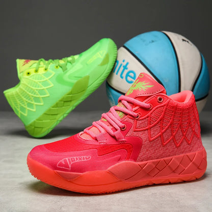 Youth Basketball Shoes for Actual Combat, Outdoor Comfortable Cushioning, Wear-Resistant, Fashionable, Breathable, High Quality