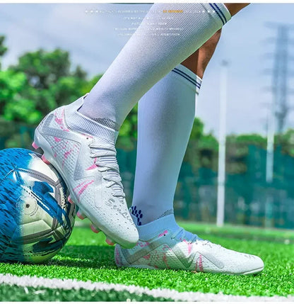 Oversized Football Boots for Youth & Children, Comfortable Flexible Design, Stable Anti-slip Performance for Outdoor Field Sports