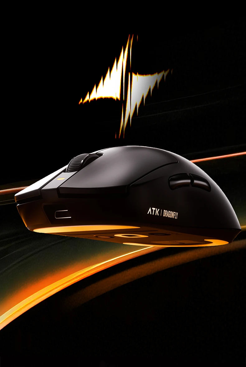 ATK Dragonfly A9 SE Plus Pro Max Ultra Wireless Gaming Mouse NearLink Ultra-lightweight Tri-mode Dual 8K Ergonomic E-sports Mouse