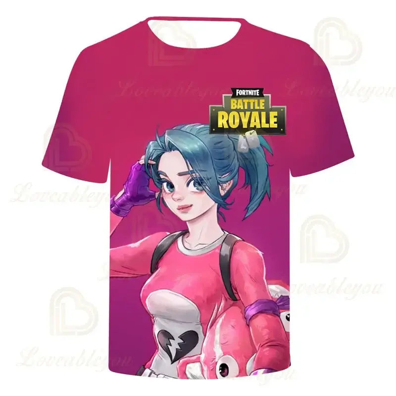 Fortnite Men and Women Victory Children's Wear Battle Royale 3D Sweatshirt Boys Girls Clothes Tops Kids T-Shirt Hero Teen Tops