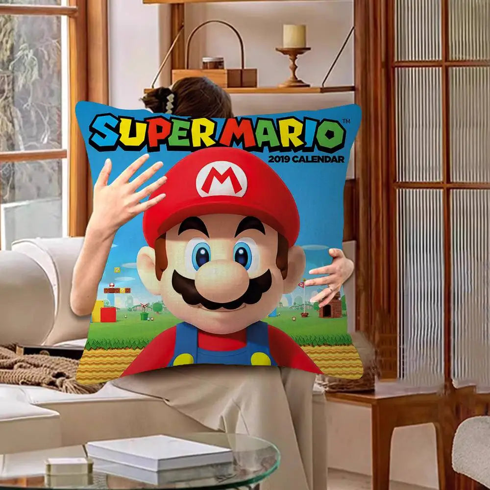 Anime Supers M-Marios Pillowcases Home Bedding Decorative Pillow Cover Wedding Super Soft Pillow Case