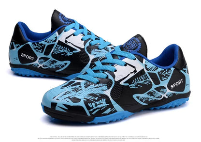 Children Soccer Shoes Sports Society Field Boy Football Shoes Futsal Fast Indoor Sneakers Original Ankle Cleats Football Boots