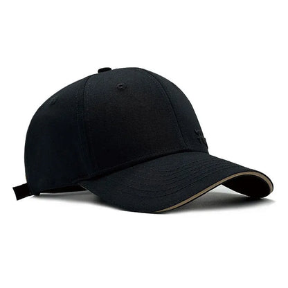 2026 New Men's Big Size Outdoor Sun Protection Baseball Cap, Hard Top Slim Face Fashion Peak Hat Unisex