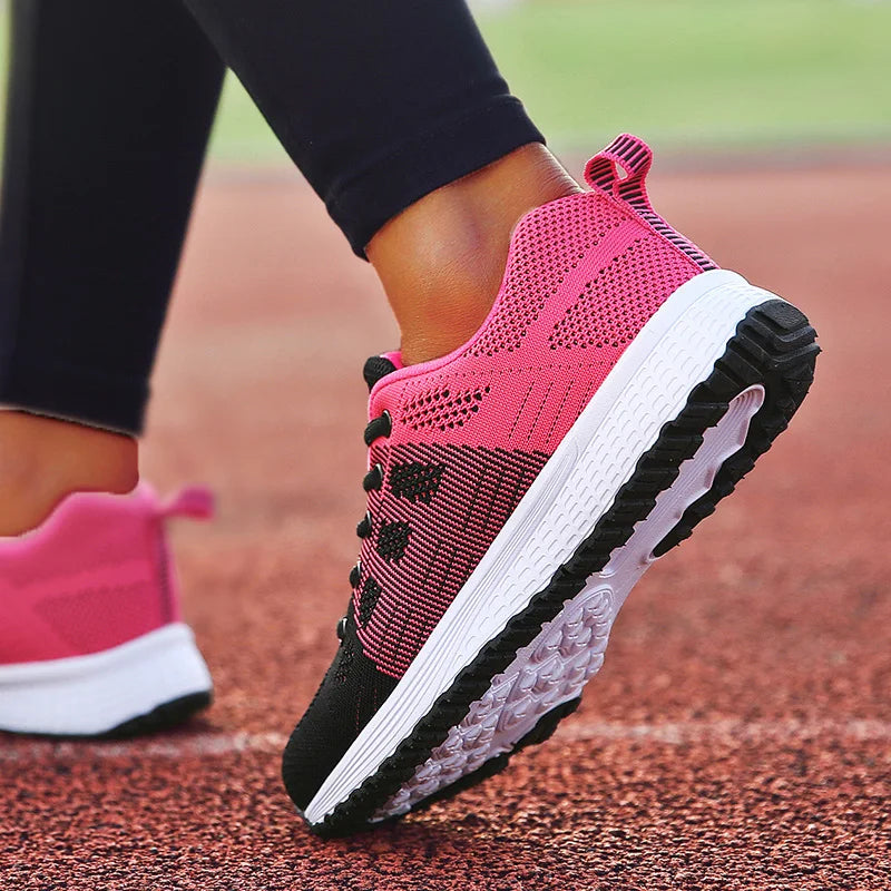 New Arrival Women Flats Footwear Lace-Up Flats Casual Sneakers Women's Soft Zapatos Mujer Plus Size
