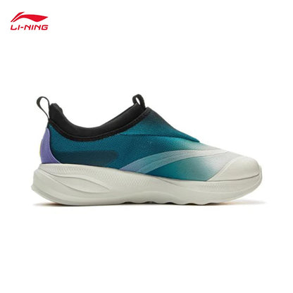 LI-NING SOFT GO 2 Scarpe da camminata da uomo slip-on, morbide, con tacco spesso, comode, resistenti, sportive casual AGLV005