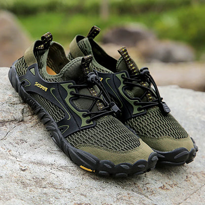 Water Shoes for Men, Trekking Hiking Shoes, Drainage Beach Aqua Shoes, Quick Dry Swim Barefoot Sandals, Diving Fishing Surfing Sneakers