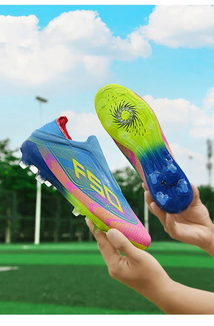 New Men’s Football Boots High-Quality Soccer Shoes Sneakers Match Indoor Non-Slip Grass Cleats High-Top Futsal Hot-Selling Outdoor