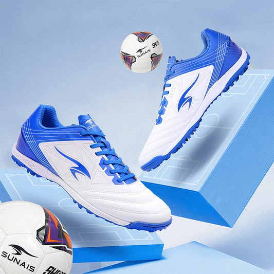SUNAIS Men Training TF Soccer Shoes Artificial Grass Anti-Slippery Youth Football Shoes AG Women Sports Training Shoes 835230