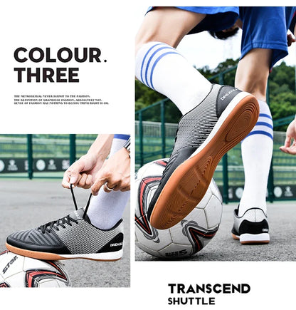 Soccer Shoes Men Anti-Slip Indoor Football Boots Fashion Men’s Futsal Shoes IC Training Cleats Chuteira Futebol Male Sneakers