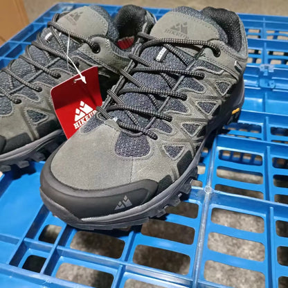 HIKEUP New Arrival Men's Hiking Shoes Breathable Lace Up Trekking Male Cushioning Outdoor Climbing Tourism Sneakers for Men