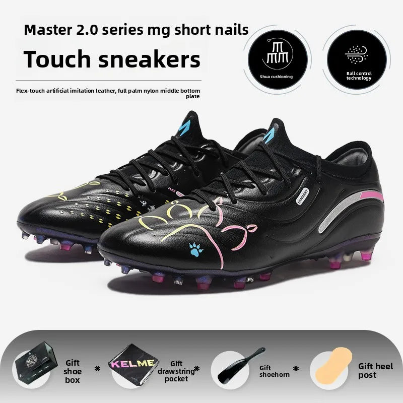 Kelme Adult Football Shoes Mg Short Nail Men's Training Football Boots Professional Competition Grass Specific Soccer Shoes