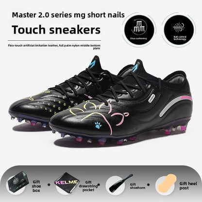 Kelme Adult Football Shoes Mg Short Nail Men's Training Football Boots Professional Competition Grass Specific Soccer Shoes