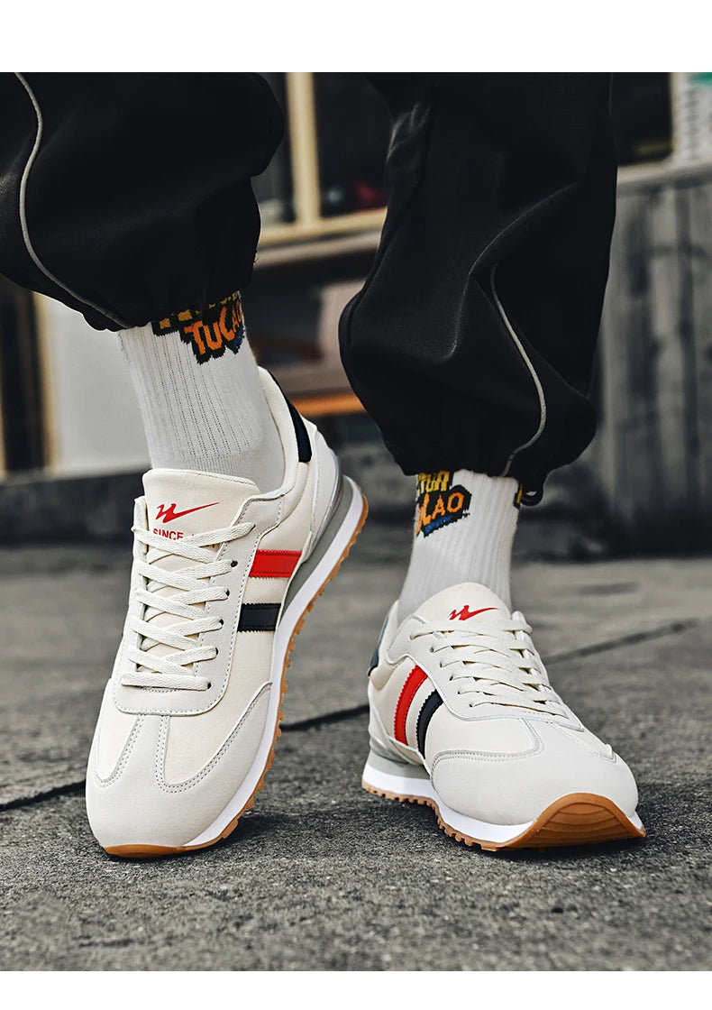 Scarpe da uomo di tendenza Forrest Gump, versatili scarpe sportive e casual da uomo per lo street fashion
