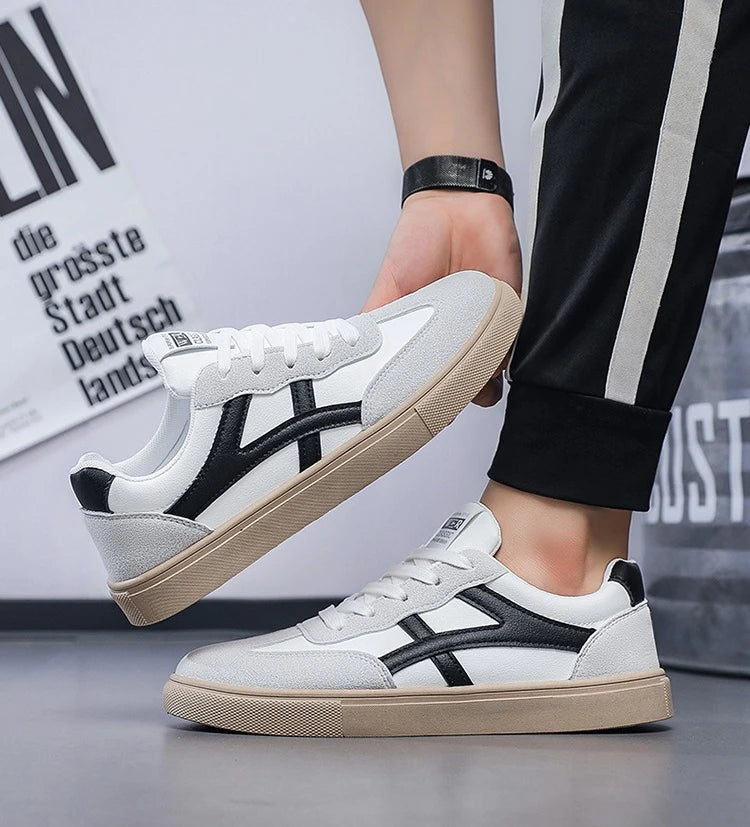Men’s Casual Shoes New Fashion Lightweight Casual Outdoor Walking Sneakers Anti-Slip Flat Men’s Shoes