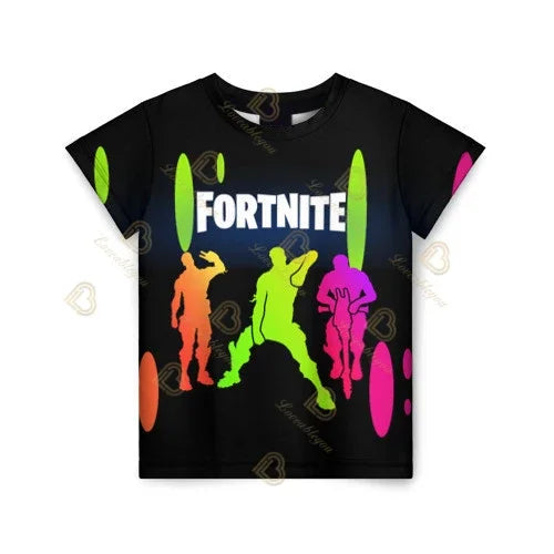 Battle-Royale-T-Shirt Fortnite Victory, T-Shirt für Kinder, Oberteile für Mädchen und Jungen, Harajuku-Shirts, Kinderkleidung 3D, 2025 NEUES DESIGN