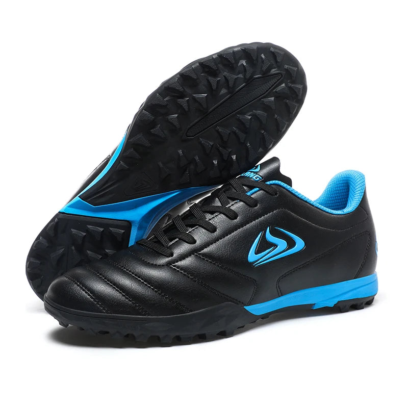 New Unisex Large Size Adult Training Game Sneakers Indoor Outdoor Lawn Youth Student Sport Soccer Shoes 39-45#