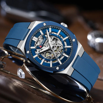 2025 CURREN New Men Mechanical Watch Luxury Sapphire Glass Automatic Watch 41MM Stainless Steel Watch for Men