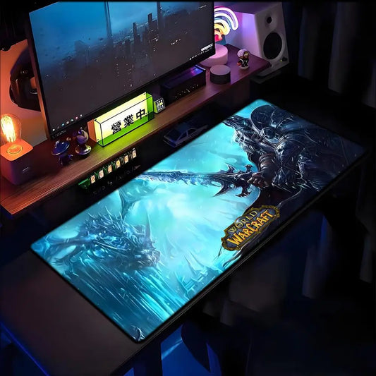 Podložka pod myš World of Warcraft Lich King PC HD anime herní příslušenství podložka pod klávesnici a myš pro notebook XXL herní stůl Mer Mousepad