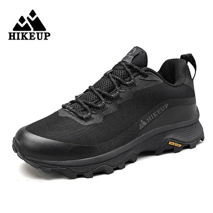 HIKEUP Outdoor Running Shoes Men Women Anti-Skid Hiking Camping Sports Trail Male Safety Footwear Comfort Trekking Sneakers