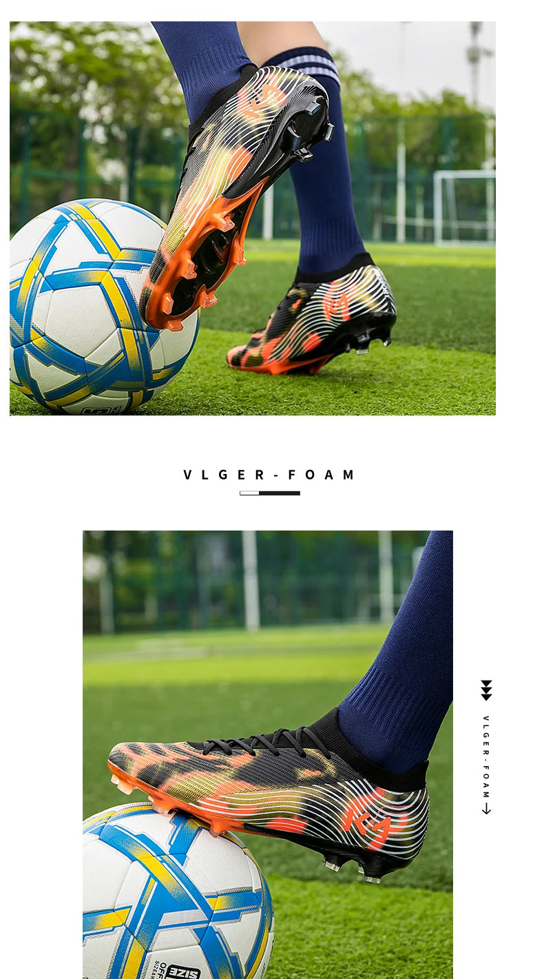 Professionelle Fußballschuhe für Herren, strapazierfähig und bequem, Trainings-Fußballschuhe für Männer, ultraleichte Premium-Fußballschuhe für Spiele
