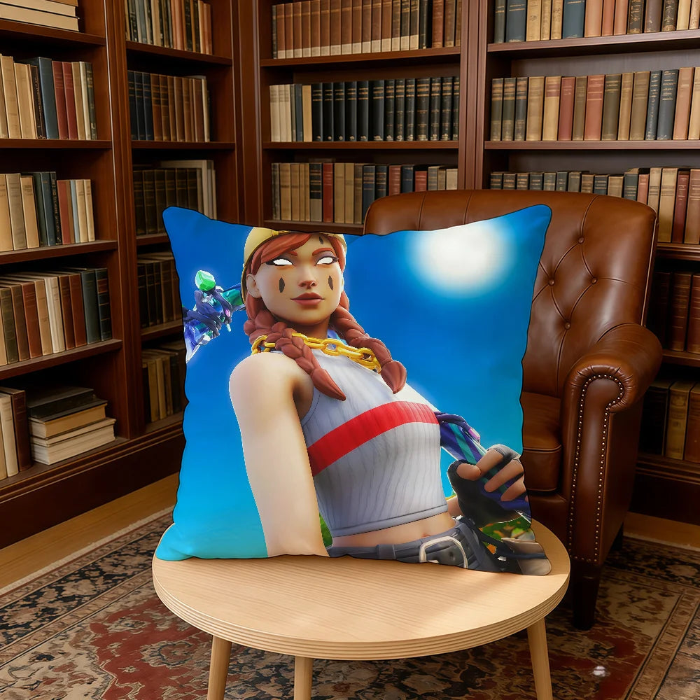 Fortnite Game Cushion Cover Home Office Birthday Anniversary Gifts Soft Skin Friendly Cushion Cover