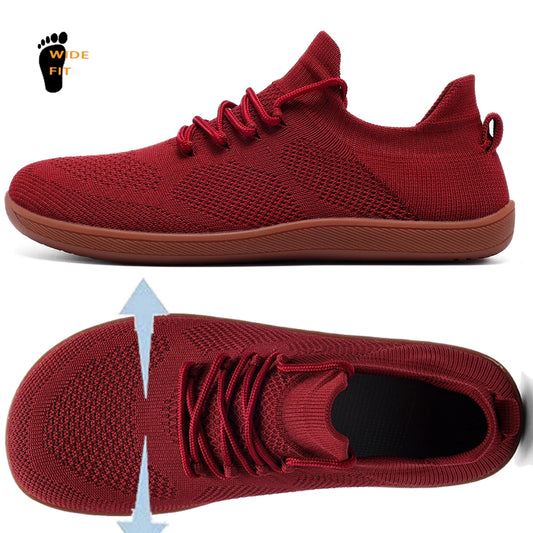 Unisex Minimalist Barefoot Shoes Lightweight Breathable Wide Toe Sneakers for Outdoor Casual Walking