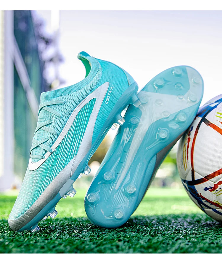 2026 New Men Soccer Cleats Breathable Lightweight Football Boots Anti-Slip Training Shoes Outdoor Sport Sneakers
