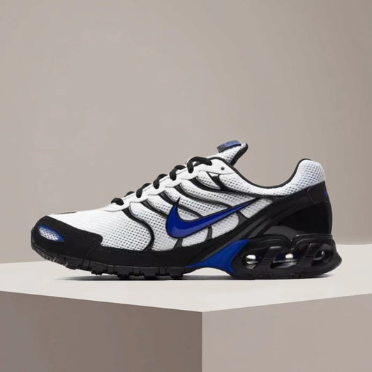 Nike Air Max Torch 4 Men's Training Runners – Black/White/Blue, Breathable Mesh, Casual Comfort, Secure Grip CW7026-100