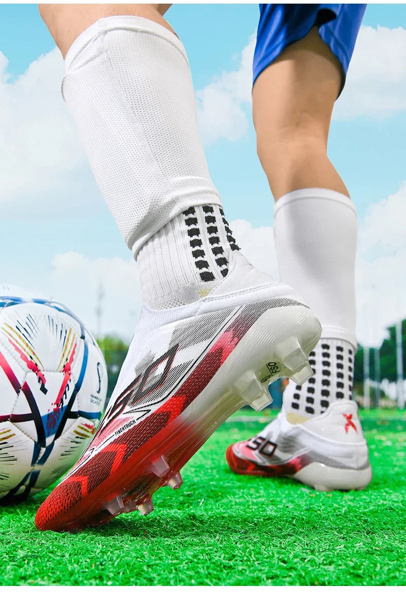 Men's New Indoor TF Football Boots High Quality Training Original Male Breathable Non-Slip Soccer Shoes Turf Futsal Football Shoes